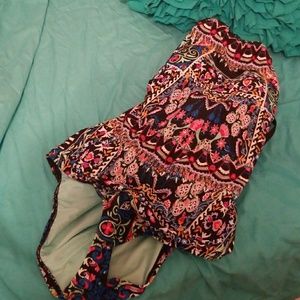 One piece bathing suit